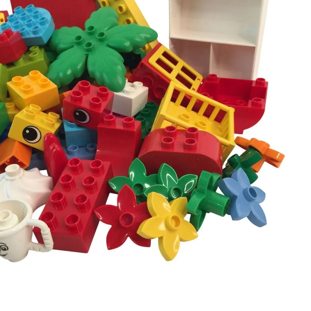 Lego Duplo Assorted Mixed Lot 94 Pieces Figures Disney Animal Flower Blocks - Picture 4 of 8